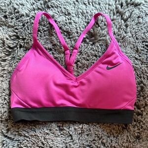 Nike Women's Vibrant Pink Sports Bra
